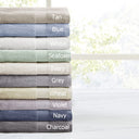 Organic - 6 Piece Towel Set - Gray - Madison Park - Towel Sets - Elite Enclave Home