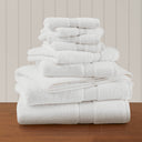 800GSM - 8 Piece Antimicrobial Towel Set - White - Madison Park Signature - Towel Sets - Elite Enclave Home