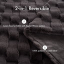 Vivienne - Faux Fur Throw - Gray - Madison Park - Throws - Elite Enclave Home