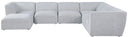 Miramar - 7 Piece Modular Sectional - Meridian Furniture - Stationary Sectionals - Elite Enclave Home