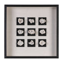 Geode - Linen Shadow Box - Black