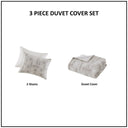 Cairo - 3 Piece King/California King Duvet Set - Ivory