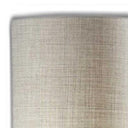 Two Light Novelty Floor Lamp With White Drum Shade - Brass - HomeRoots - Floor Lamps - Elite Enclave Home