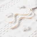 Lucy - Clip Jacquard Twin Duvet Cover Set - Ivory