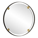 Radius - Round Bronze Iron Mirror