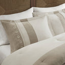 Sutherland - King Comforter 5 Piece Set - Taupe - Woolrich - Comforters & Sets - Elite Enclave Home