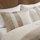 Sutherland - Full/Queen Comforter 5 Piece Set - Taupe