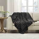 Duke - Long Throw - Black - Madison Park - Throws - Elite Enclave Home