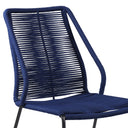 Metal Outdoor Dining Chair (Set of 2) - Blue