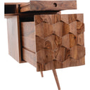 O2 - Desk - Caramel Brown - Moe's Home Collection - Writing Desks - Elite Enclave Home