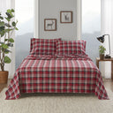 Flannel - 4 Piece Full Sheet Set - Red Plaid - Woolrich - Bedding Sets - Elite Enclave Home
