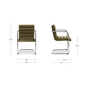 Pedro - Dining Chair (Set of 2) - Green - Moe's Home Collection - Chair Sets - Elite Enclave Home