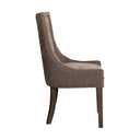 Ultra - Ultra Upholstered Dining Side Chairs With Legs (Set of 2) - Brown - Madison Park Signature - Chair Sets - Elite Enclave Home