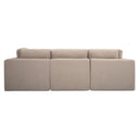 Cates - Classic L Modular Sectional - Pebble - Moe's Home Collection - Stationary Sectionals - Elite Enclave Home
