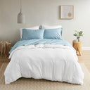 Peached Percale - Queen Sheet Set - Teal