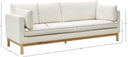 Langham - Sofa - Meridian Furniture - Stationary Sofas - Elite Enclave Home