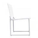 Aluminum Indoor Outdoor Dining Chair (Set of 2) - White