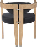Carlyle - Dining Chair With Natural Frame - Meridian Furniture - Arm Chairs - Elite Enclave Home