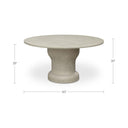 Magnolia - Outdoor Dining Table - Cream - Moe's Home Collection - Dining Tables - Elite Enclave Home