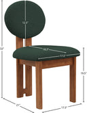 Napa - Dining Chair With Brown Legs (Set of 2) - Meridian Furniture - Chair Sets - Elite Enclave Home
