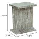 Tullia - Accent Table - Taupe - Moe's Home Collection - Accent Tables - Elite Enclave Home