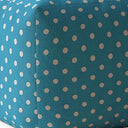 Polka Dots, Pouf Ottoman - Blue