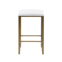 Marino - Backless Upholstered Counter Stool - Ivory
