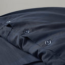 Porter - Full Soft Washed Pleated Duvet Cover Set - Navy - Comfort Spaces - Duvet Covers & Shams - Elite Enclave Home