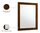 Reed - Mirror - Antique Coffee - Meridian Furniture - Mirrors - Elite Enclave Home