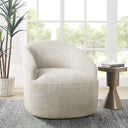 Bonn - Upholstered 360° Swivel Chair - Cream - INK+IVY - Swivel Chairs - Elite Enclave Home