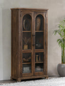 Zion - 2 Door Armoire - Natural - Classic Home - Display Cabinets - Elite Enclave Home
