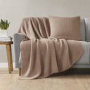 Bree Knit - Throw - Brown - INK+IVY - Throws - Elite Enclave Home