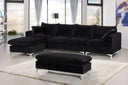 Naomi - Reversible Sectional - Meridian Furniture - Stationary Sectionals - Elite Enclave Home