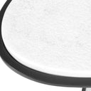 Morro - Marble Side Table - White / Black - Uttermost - Side Tables- Elite Enclave Home