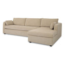 Burrow - Sleeper Sectional With Right Storage Chaise - Sand - Moe's Home Collection - Sleeper Sectionals - Elite Enclave Home