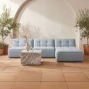 Lou - Outdoor Coffee Table - Light Brown / Beige - Moe's Home Collection - Coffee Tables - Elite Enclave Home
