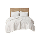 Arya - King Embroidered Medallion Ultra Comforter Mini Set - Ivory