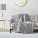 Malea - Shaggy Heated Throw - Gray - Serta - Heated Throws - Elite Enclave Home