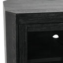 Macarthur - Reclaimed Oak 4 Door Cabinet - Aged Black - Classic Home - Sideboards- Elite Enclave Home