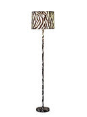59" Bedside Table Lamp With White Drum Shade - White