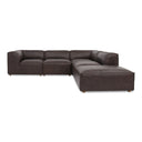 Form - Dream Modular Sectional - Espresso Brown - Moe's Home Collection - Stationary Sectionals - Elite Enclave Home