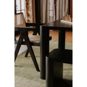 Post - Small Dining Bench - Black Oak - Moe's Home Collection - Dining Benches - Elite Enclave Home