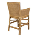 Pacific - Rattan Counter Stool - Brown / White - Uttermost - Counter Height (24"-27")- Elite Enclave Home