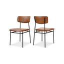Sailor - Dining Chair (Set of 2) - Brown - Moe's Home Collection - Chair Sets - Elite Enclave Home