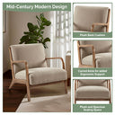 Novak - Mid - Century Modern Accent Armchair (Set of 2) - Taupe - INK+IVY - Chair Sets - Elite Enclave Home