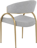 Privet - Dining Chair (Set of 2) - Gold Base - Meridian Furniture - Chair Sets - Elite Enclave Home