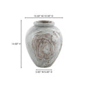 Didion - Vase - Torrento Marble - Moe's Home Collection - Vases & Jars - Elite Enclave Home