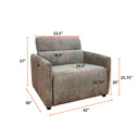 Ava - Power Modern Recliner - Beige - Chapel Hill - Swivel Chairs - Elite Enclave Home