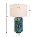 Out Of The Blue - Table Lamp - Blue / Green
