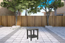 Plastic Outdoor Side Table - Charcoal